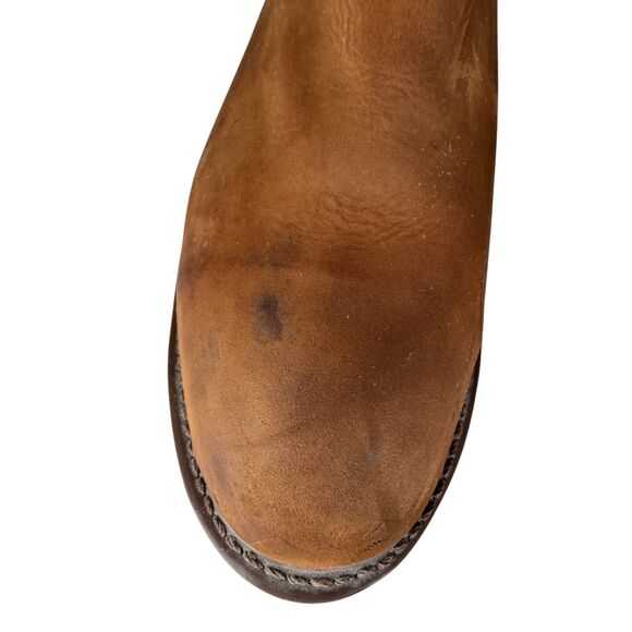 Brazos Tan Men\'s Wellington Wedge Work Boot Size 12 MW 1003 main image 6